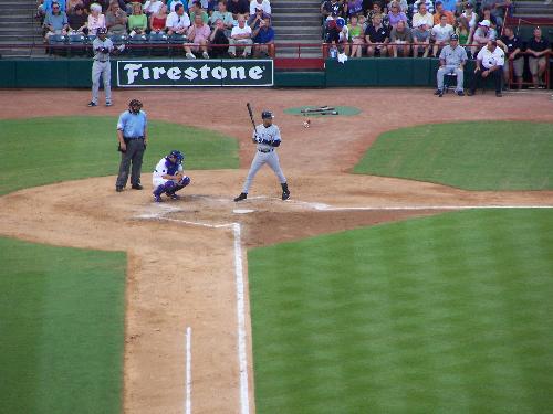 My favorite baseball player, playing in Arlington, - This is Derek Jeter, my favorite baseball player, when I made the trip to Arlington a few years back.