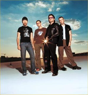 u2 - d line up of u2!!