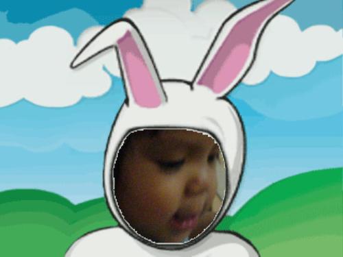 my cute bunny - my baby as a bunny