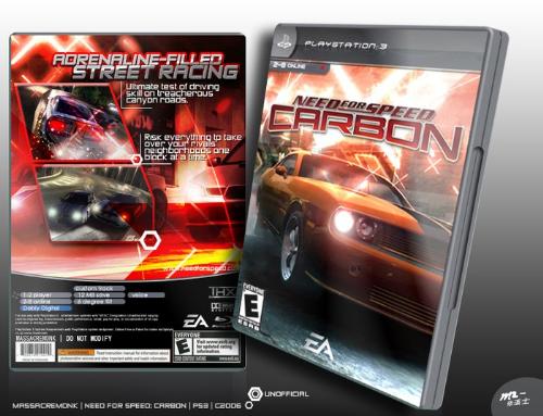 need for speed carbon(PS3) cover art - this is need for speed carbon(PS3) cover art