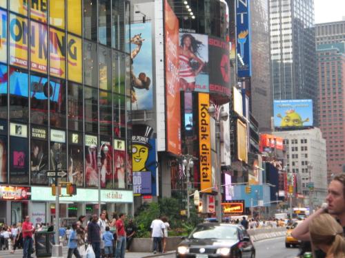 Times Square - This is a picture of busy Times Square in the afternoon. This was taken in the summer ('07).