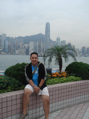 Hong Kong - This was taken at the Avenue of Stars - a location which overlooks the wonderful city of Hong Kong. Twas already nearly mid day but the temperature was still very cold.