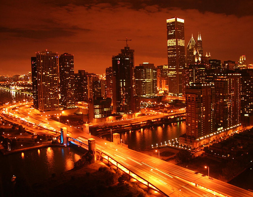 chitown!!! - chitown at night is so damn lovely