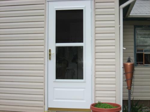 Screen Door - Had to have the brass highlights and the fancy door handle