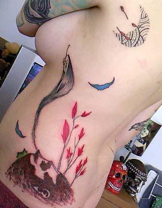 tattoo body - tattoo in womans body..