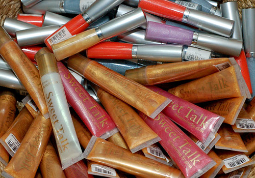 Lip gloss - A big pile of lip gloss