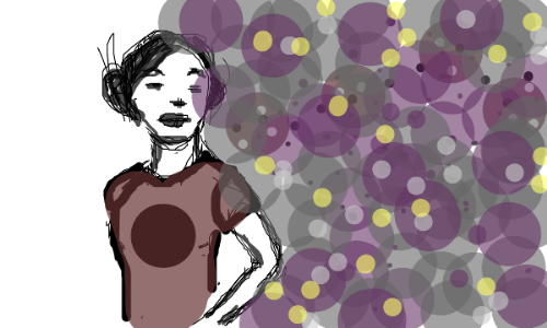 girl - A sketch of a girl