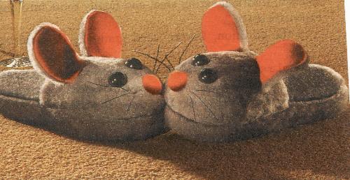 slippers - mouse slippers