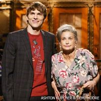 Ashton & Demi? - Ashton Kutcher and Demi Moore on the Saturday Night Live Show, making fun of their age difference.