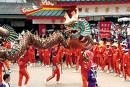 Chinese Dragon - Chinese Dragon red at festival