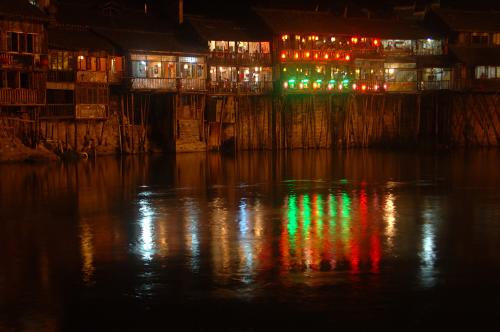 night - the night on the river bank. no chid swimming,no women's washing,just night,just the river.