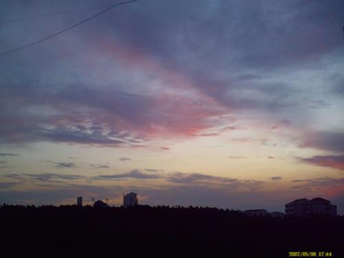 sky - sky of my school...