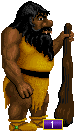 Heroes 1 - Barbarian Creatures: Ogre - Ogre is the main barbarian unit that makes hit points cheap. Ogre's defence is somewhat low, but hit points compensate well for it. Good in population and low on price, they are a must-have defending unit. Slow speed makes them less versatile, but if you plan to have orcs in your army, ogres are the way to go. Best to be kept in front of a shooter, providing a tough barrier for enemy attackers. If you are buying attack units, troll or cyclops is a much better choice to deal damage.