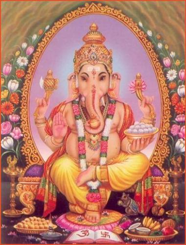 ganesh -  the god with elephant&#039;s head