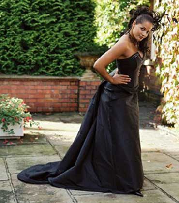 Black Wedding Dress - Wear black to your wedding!