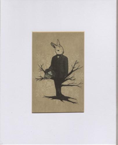 Silkscreen Print - Matted silkscreen print.