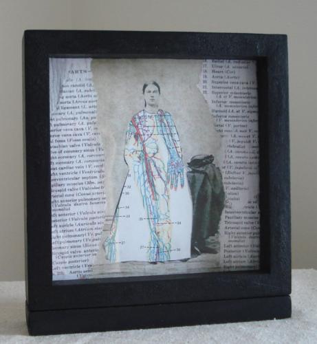Jane - Framed collage