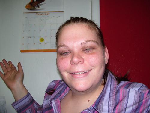my eyes arent open - i looked stoned lol
