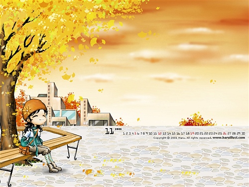 The season for love - In my opinion,Autumn is the most romantic time all over the year. Walking throw the avenue fill of defoliation,I'm so quiet.