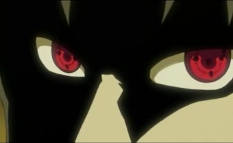 uchiha sasuke - uchicha clan's trademark eyes