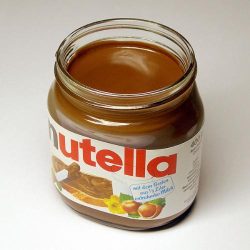 Nutella - Delicious!!!! Tastes like the filling of Ferrero Rocher candies. Mmmmmmmm. Eat it with a spoon.