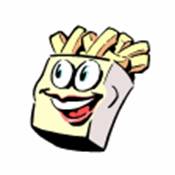 French fries..yum - French fries with a character