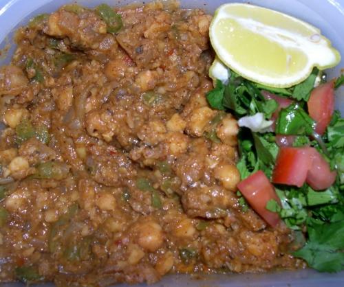Chickpea Tacos - Chickpea tacos made with mashed chickpeas, onions, peppers and taco seasoning. It's absolutely delicious on corn or flour tortillas and is a great meat alternative!