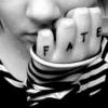 fate - although this picture scares me a bit..it's reality.. people believe in fate or they don't..and I do