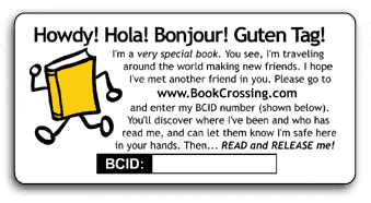 Label - http//www.bookcrossing.com