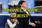 Unwelcome guest - An welcome guest is someone who I prefer to run away from or hide from.