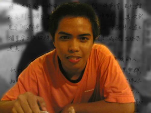 after dinner - this picture was taken by my gf after we ate our dinner together