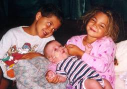 My three monsters - taken 8 yrs ago
