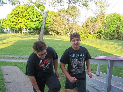 my kids - being silly as usual
