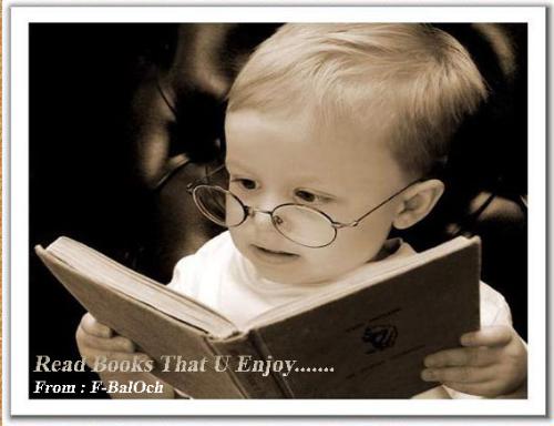 hmmm reading - this is a cute picture in which a boy is reading book :)