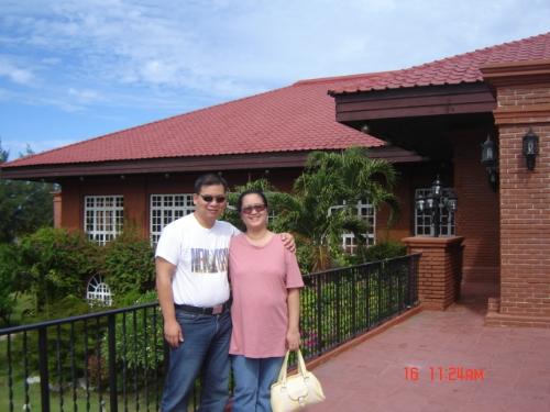 my husband and i - at fort ilocandia