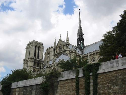 Notre Dame - A view of Notre Dame from a boat trip in Seine