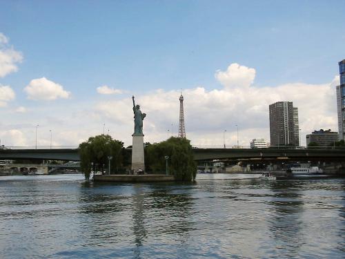 Statue of Liberty  - Surprisingly, Paris also has a Statue of Liberty few miles in front of the Eiffel Tower.