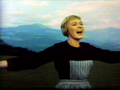 Julie Andrews in the Sound Of Music - photo of Julie Andrews