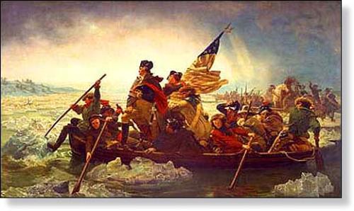Washington Crosses the Delaware - American Revolution, Washington crossing the Delaware