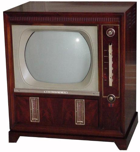 tv - An old television.