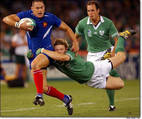 Rugby players - A phase from rugby