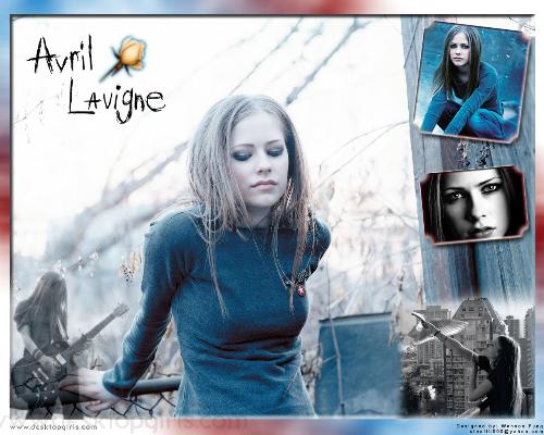 avril - the poster of her album