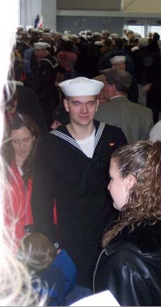 My fine young sailor - at his graduation from boot - This is my son at his graduation from boot camp. Feb 2006.
