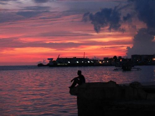 Zamboanga Boulevard - Sunset in the Boulevard of Zamboanga City, Philippines. It's one of the most beautiful sunsets in the world.