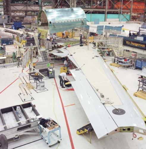 the making of a great technology - the wing of an airplane