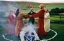 Circle - Pagans during ritual within their Circle...