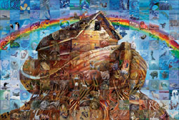 Noah's Ark - Mural Mosaic art Noah's Ark - Mural Mosaic art