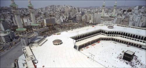 kaba - The Sacered Place for Muslims in entire world KABA in top view