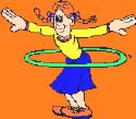 I can still Hula Hoop! - girl with hula hoop