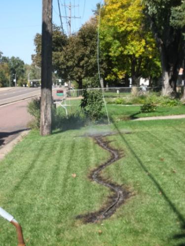 Fire Damage - Getting this area repaired free of charge from my electric company. Nice surprise for me. Fire Damage - Getting this area repaired free of charge from my electric company. Nice surprise for me.